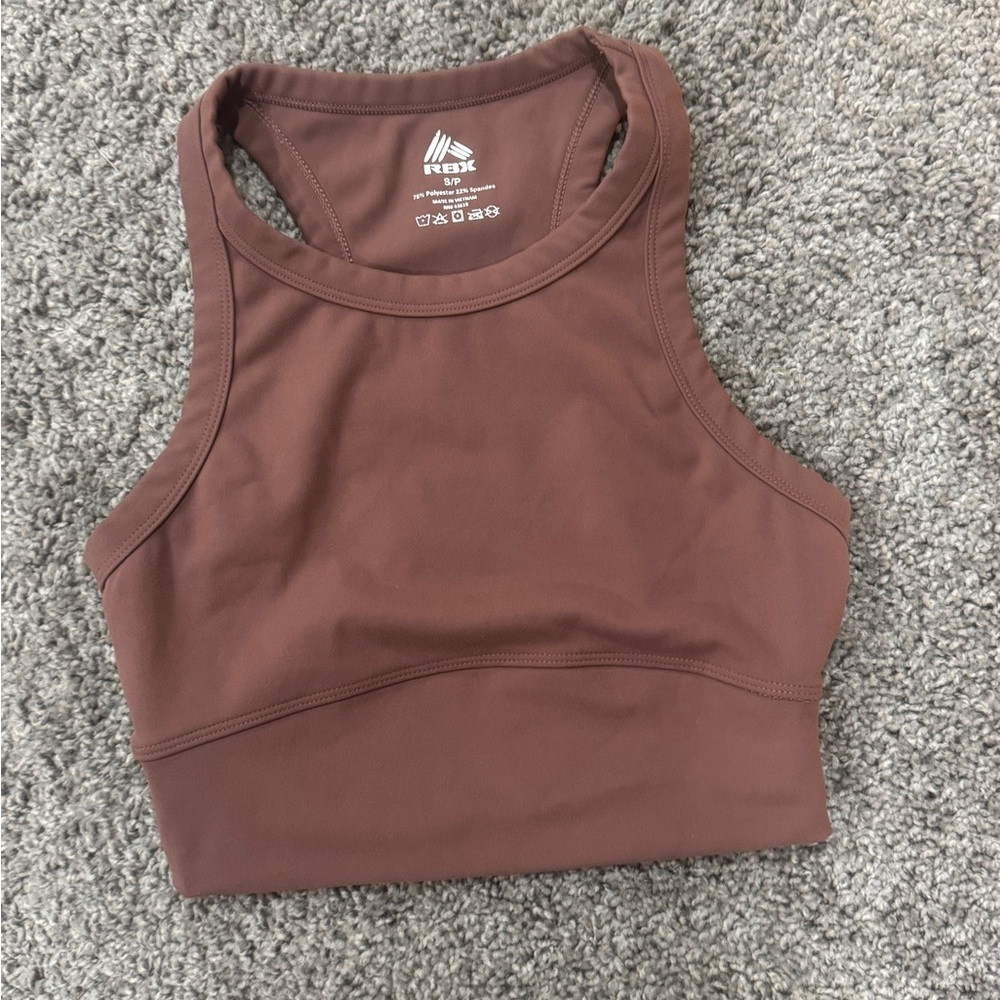 Russell Athletic Women's Chocolate Sports Bra